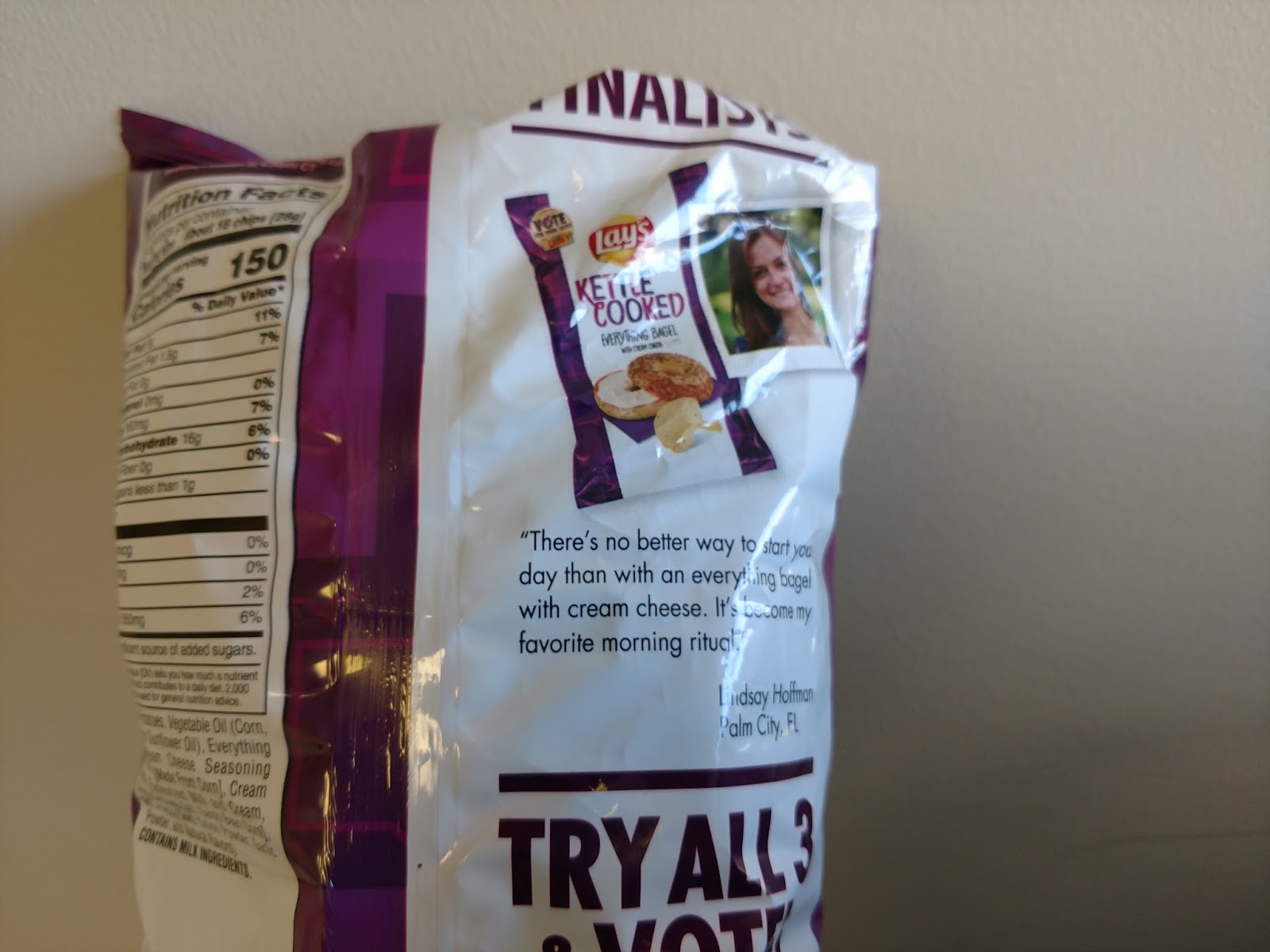 Travels of a Hobgoblin Taphophile Lay's Kettle Cooked Everything Bagel