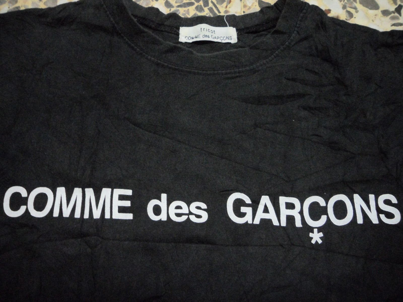 Clayback Bush Thrift Store: [T Shirt] Tricot Comme des Garcons **SOLD**
