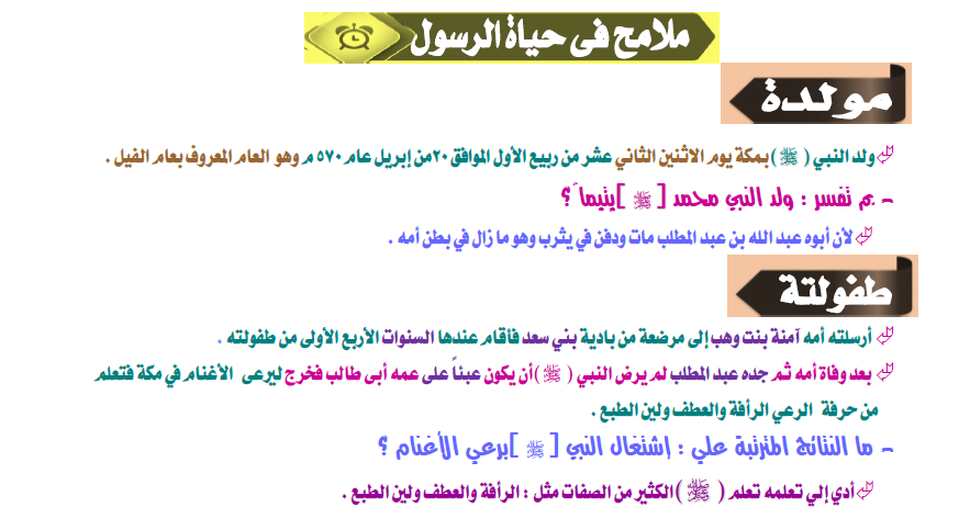 تاريخ ثانية ثانوي ظهور الاسلام اجيال الاندلس