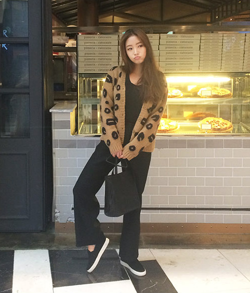 [Stylenanda] Leopard Print Cardigan | KSTYLICK - Latest Korean Fashion ...