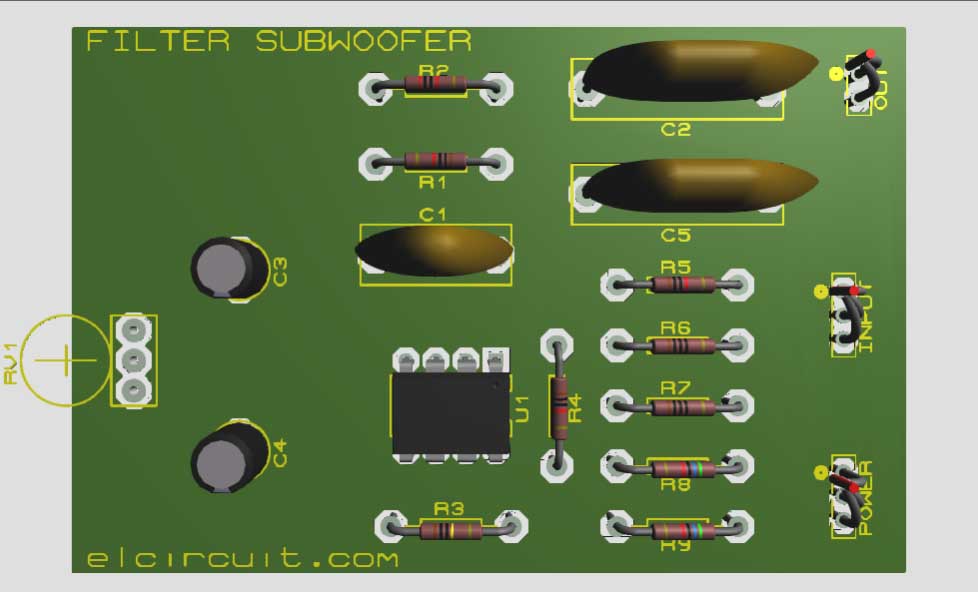 New Filter Subwoofer Circuit - Electronic Circuit