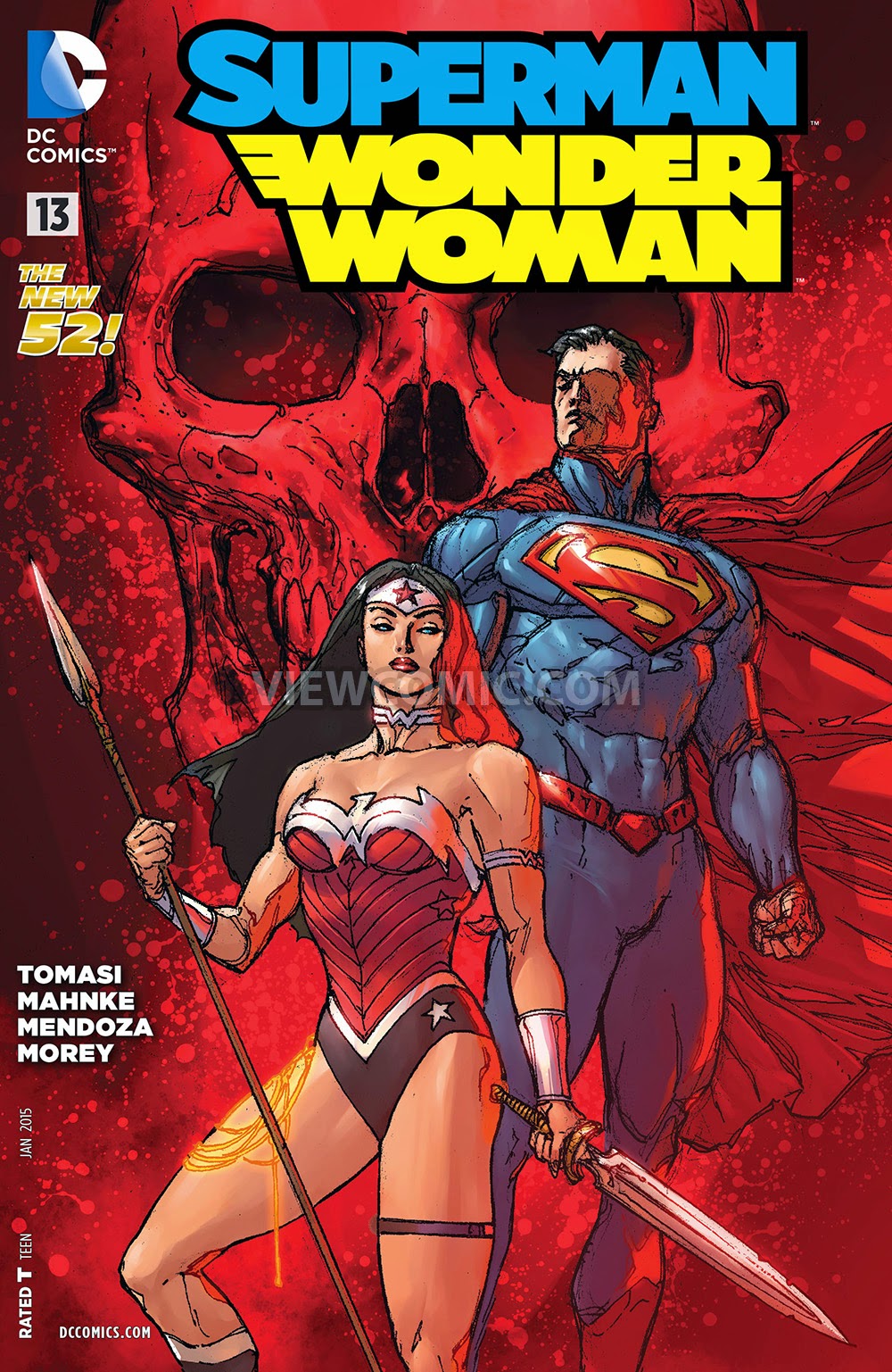 new 52 superman and wonder woman kiss