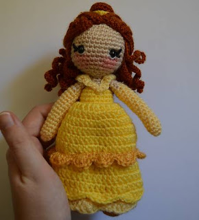 PATRON GRATIS BELLA | LA BELLA Y LA BESTIA AMIGURUMI 43365