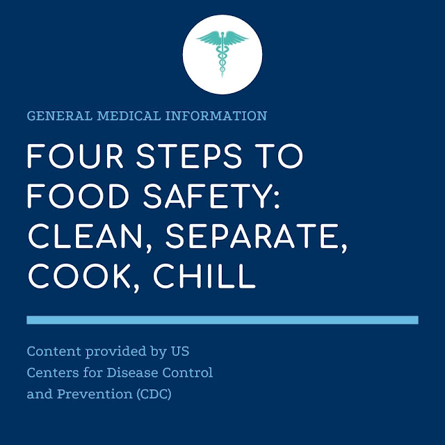 Four Steps to Food Safety Clean, Separate, Cook, Chill General