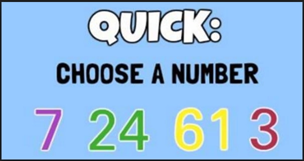 Number And Find Out What It Says About Your Personality