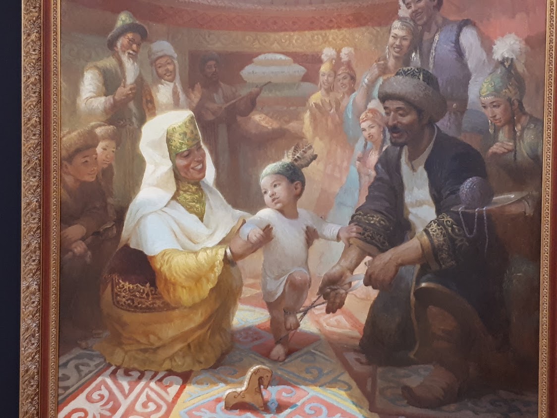 Казахская живопись. Быт казахов. Казахские традиции. Казахская семья. Kazakh traditions