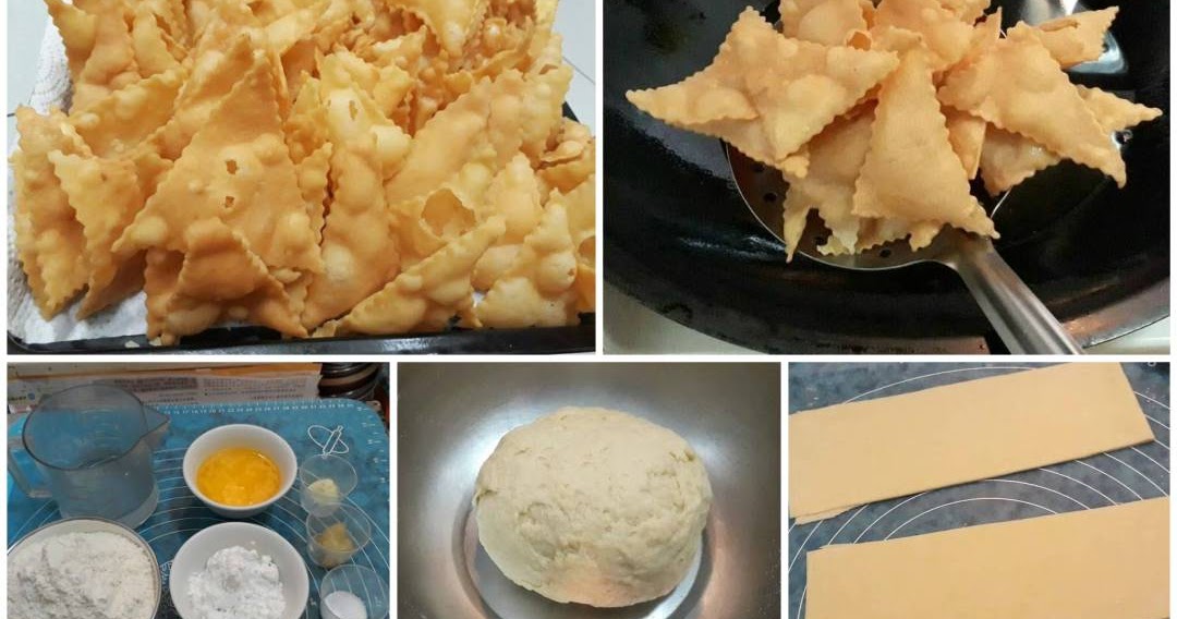 Resep Membuat Keripik Pangsit Super Renyah. Cocok Buat