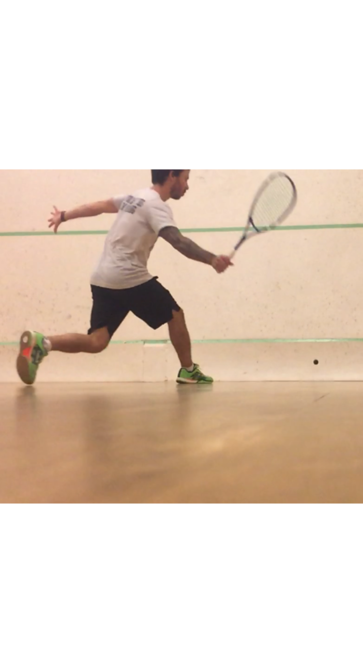 SERIOUS SQUASH Footwork In The Front Forehand Corner