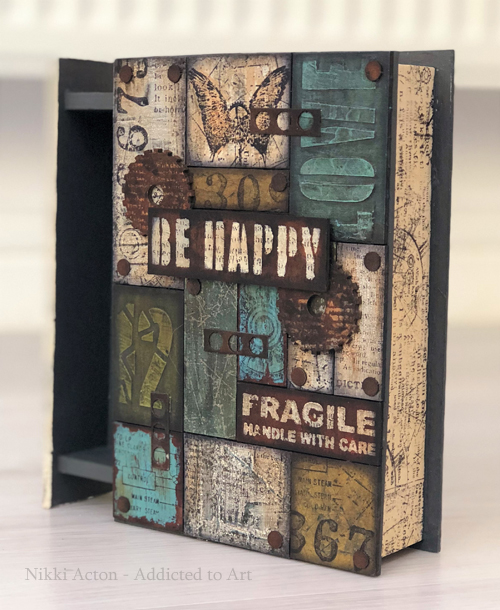 Scrap Metal Book Box - Andy Skinner Workshop - by Nikki Acton