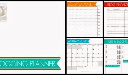 DIY - My Blogging Planner 2014 by The Blogging Garden