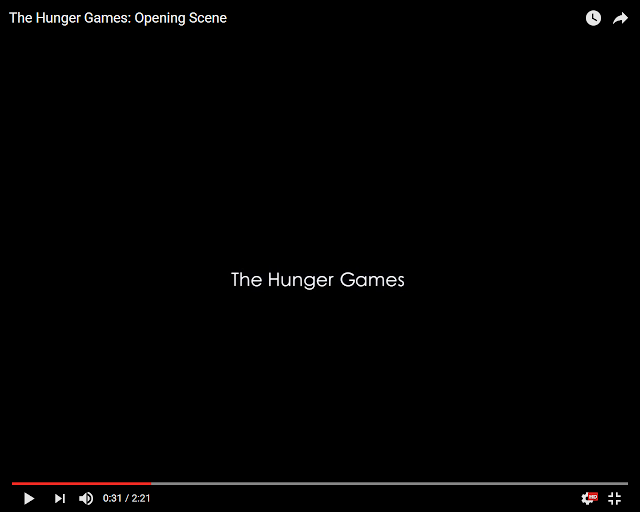 Ben s Media Blog The Hunger Games Film Opening Analysis