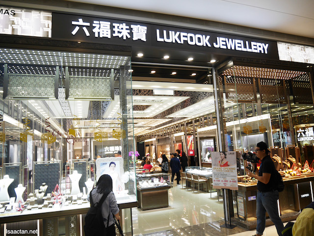 Lukfook Jewellery now opened in Pavilion Elite and Suria KLCC