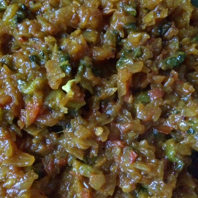 Megan's Cookbook BitterGourd in Tomato Onion Gravy