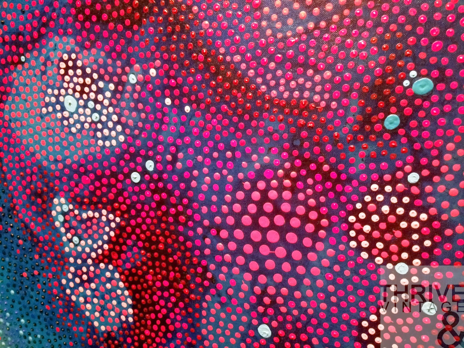 Experiencing unkown Forms in Blue Space Close Up Modern Art