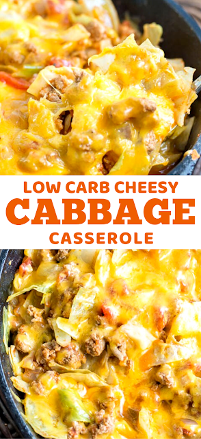 Low Carb Cheesy Cabbage Casserole