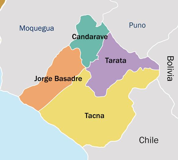 Ubicación de Tacna Historia de Tacna