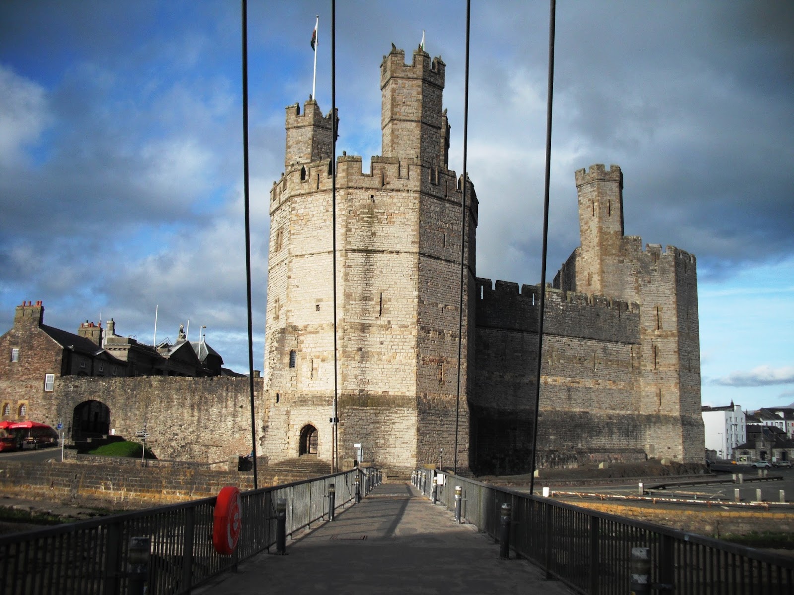 Love my life Looking up at Caernarfon Castle