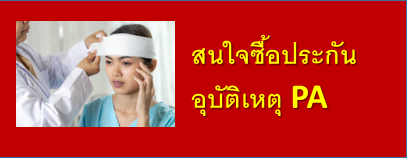 สนใจซื้อประกันอุบัติเหตุ PA