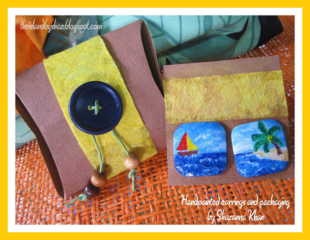 Pillow Box Front & Front of Earring Card