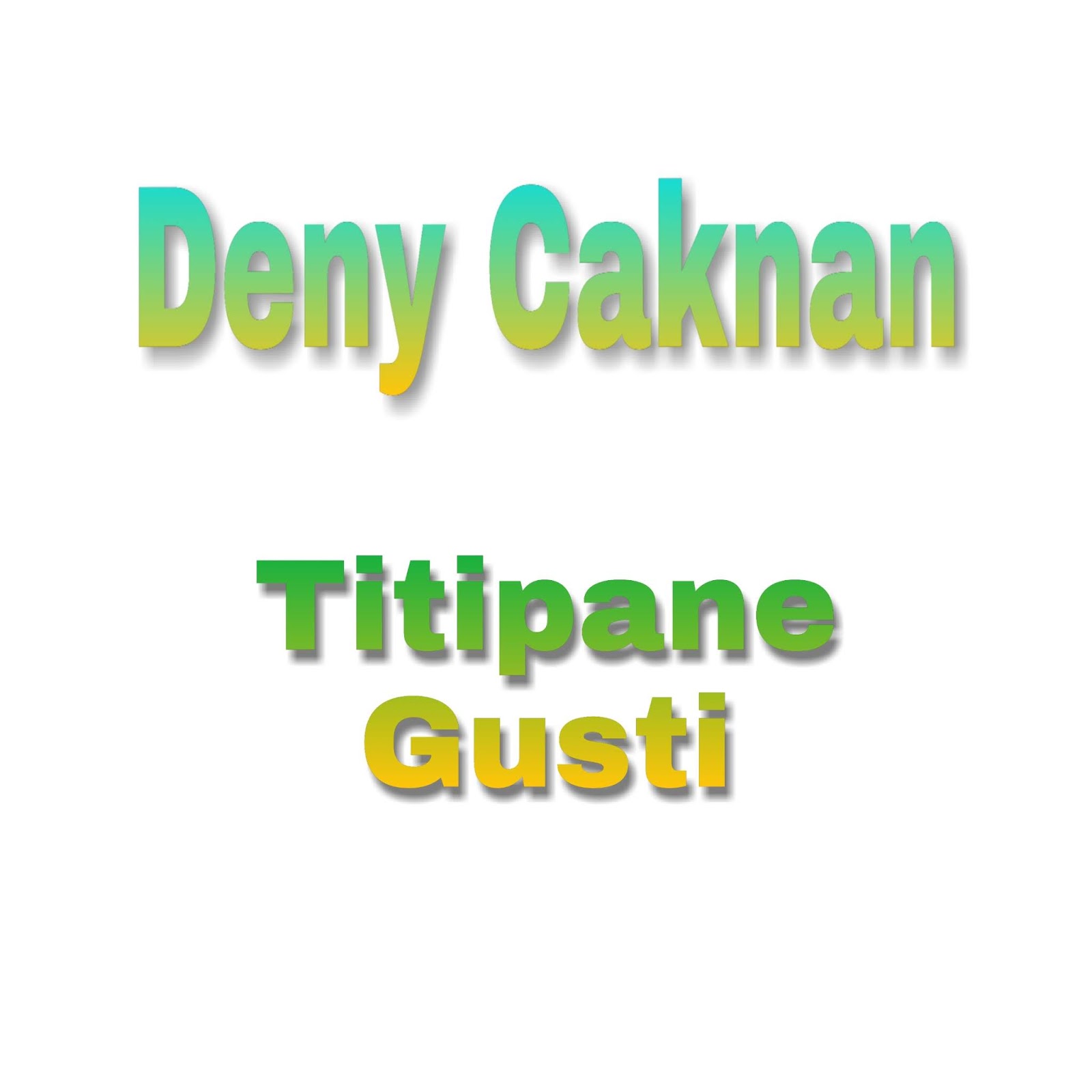 Kunci Gitar Deny Caknan Titipane Gusti