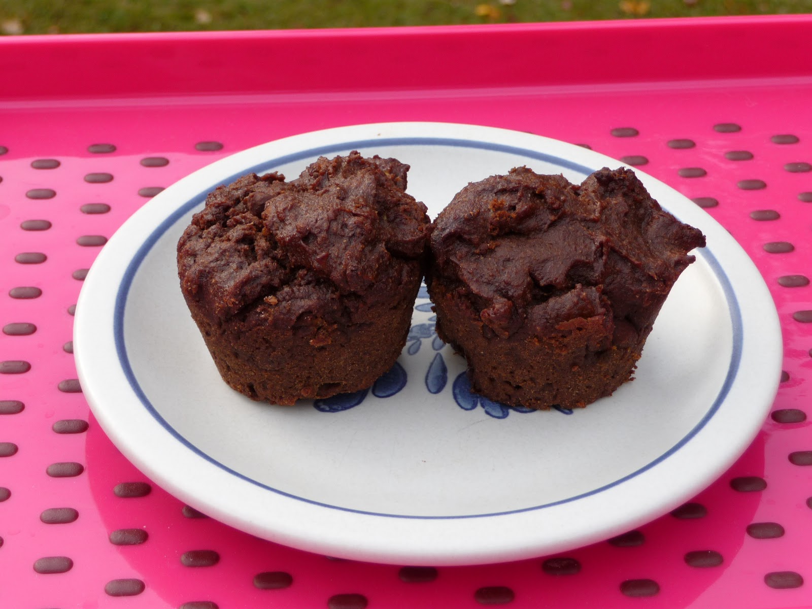 Pink-Vegan: Chocolate Cinnamon Muffins (GF)