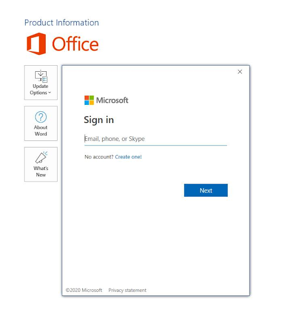 Office 365 bị lỗi màn hình đăng nhập trong Windows 7