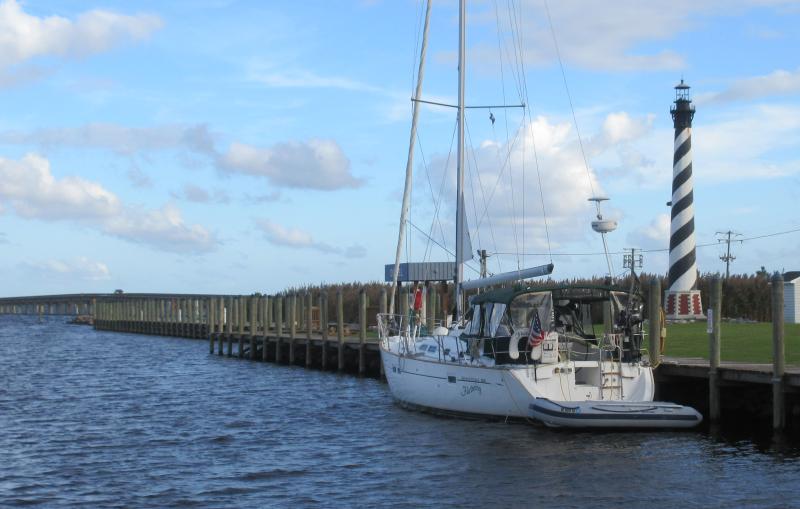 Cruising the ICW with Bob423 Alligator River Marina at a dock