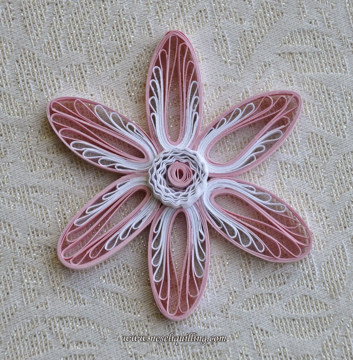 quilling comb flower