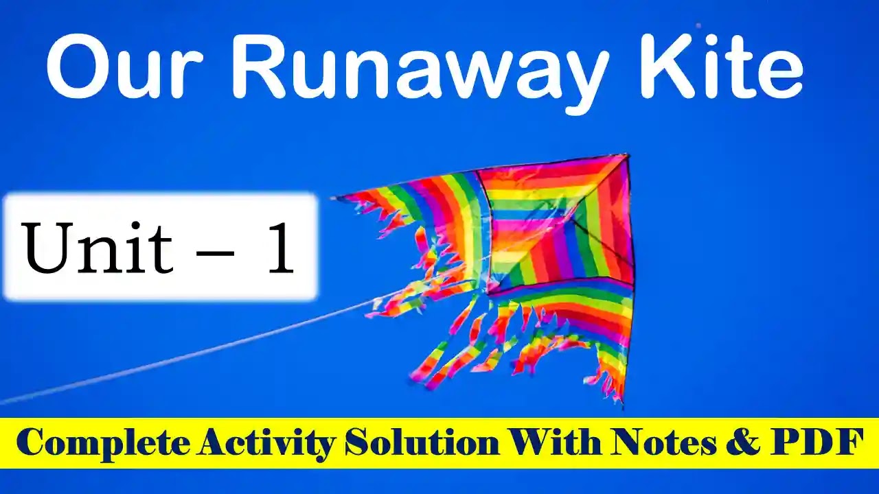 Our Runaway Kite Class 10 Question Answer