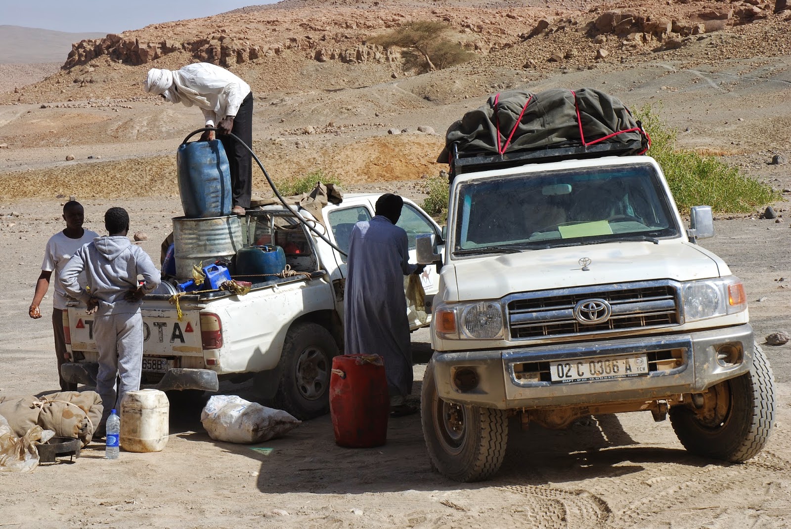 de paro Viaje al Trou au Natron