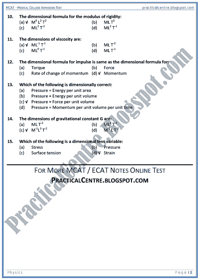 mcat-physics-dimensions-and-significant-figures-mcqs-for-medical-admision-test