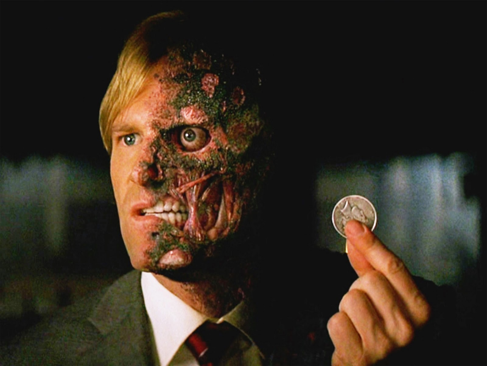 Two-Face. the Dark Knight. 