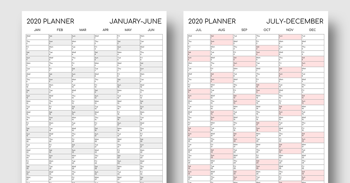 Планер на 2025 год распечатать формат