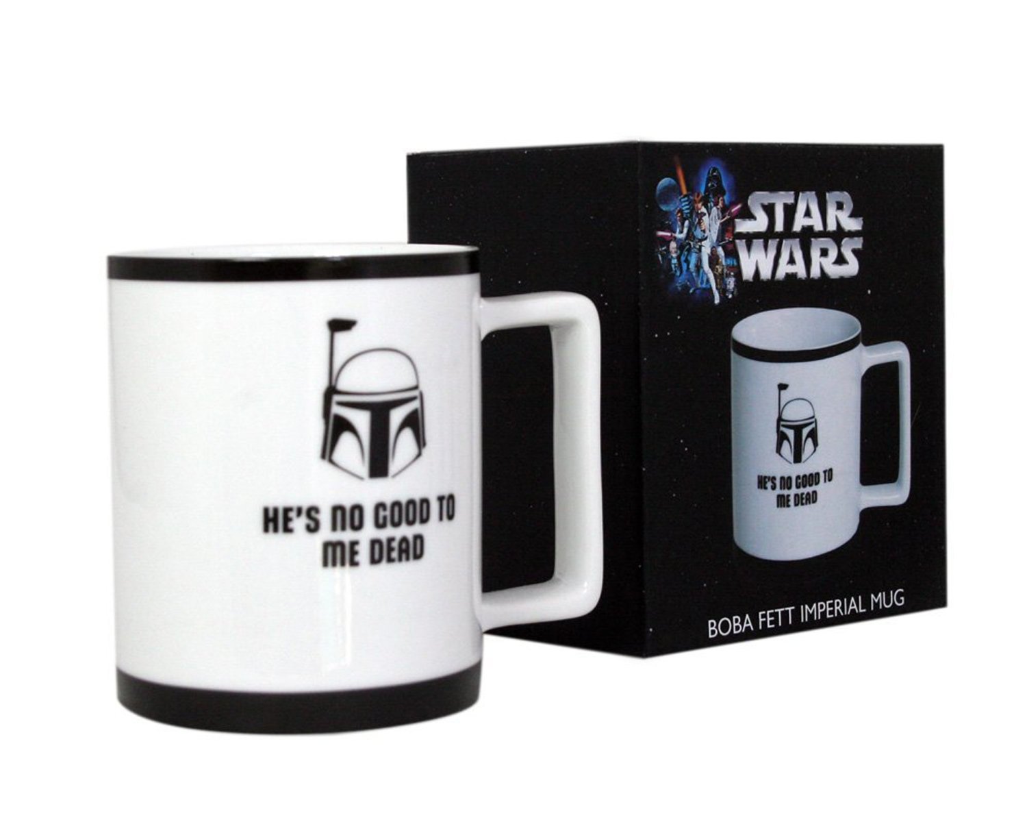 funny coffee mugs and mugs with quotes Star Wars Boba Fett "No Good