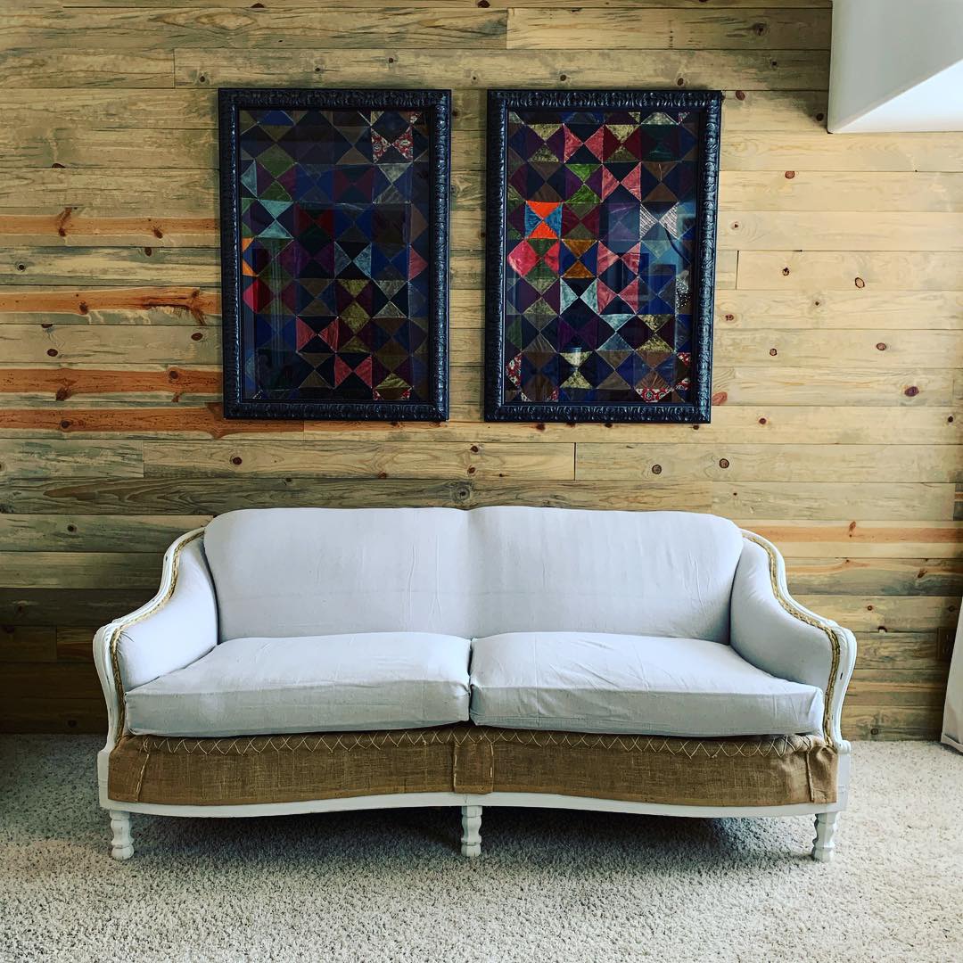 Tweetle Dee Design Co. Deconstructed Farmhouse Sofa