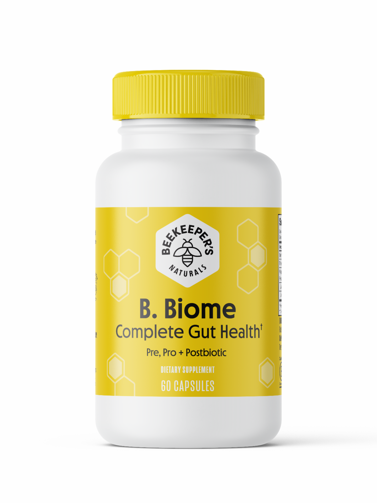 Beekeeper's Naturals B.Biome, Complete Gut & Digestive Health Supplement,  60 Ct 