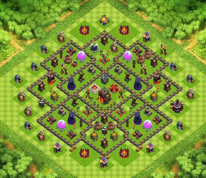 Th10 war base layout copy link, outside town hall today we are going to mak...
