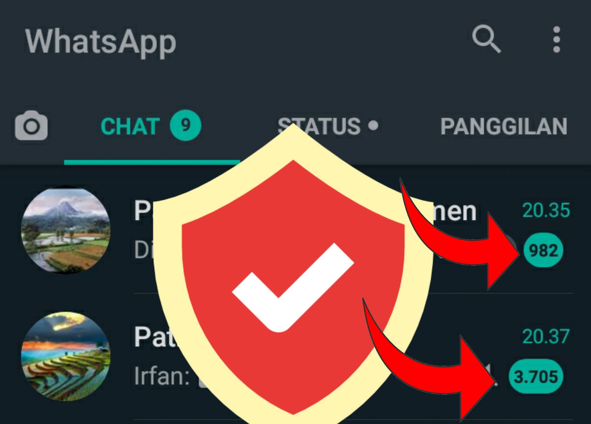 Rahasia aplikasi whatsaap cara mencari chat lama