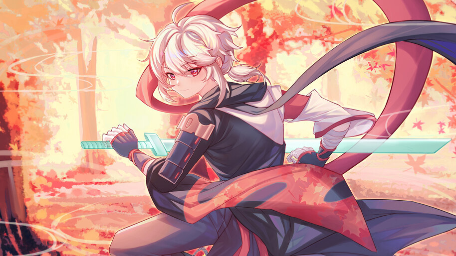 Kazuha Genshin Impact Game Art 4K #6521a Wallpaper iPhone Phone