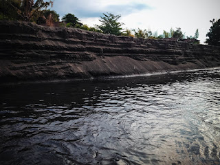 Natural Beach Environment Of Beach River Water Flow Through The Beach Sand At Village Umeanyar North Bali Indonesia