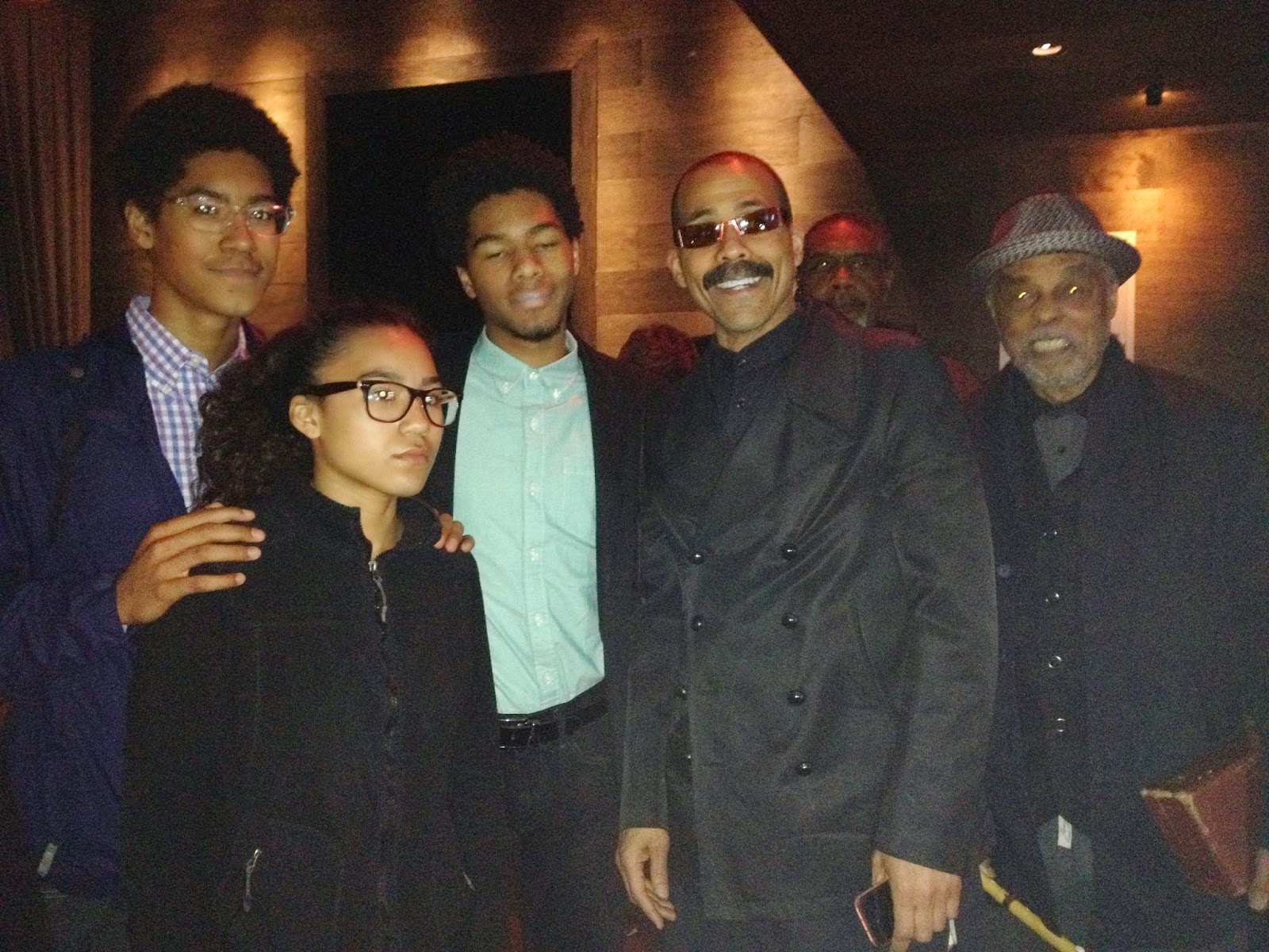 Kahil EL Zabar and his family arriving to the French Consulate Knighthood Ceremony