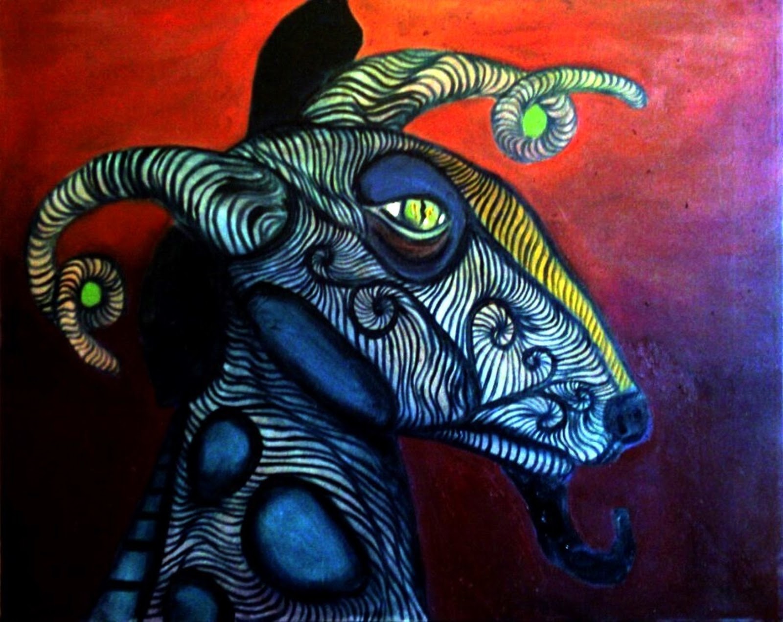 Peter G Pereira Oil Paintings Capricorn Oil on Canvas 24"x 30" 2001