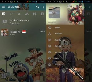 BBM MOD Tema Doraemon GTA v3.3.0.16 APK Versi Terbaru