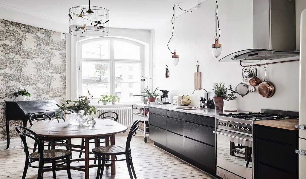 El aroma inconfundible de una cocina de estilo escandinavo - Cocinas