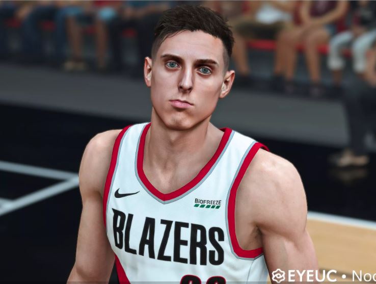 NBA 2K21 Zach Collins Cyberface and Body Model by