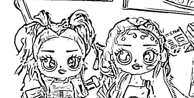 The Holiday Site: Coloring Pages of L.O.L Surprise! Tweens Fashion Doll