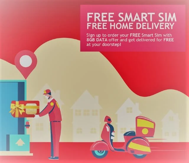 Smart Cell Free SIM Card Free Home Delivery
