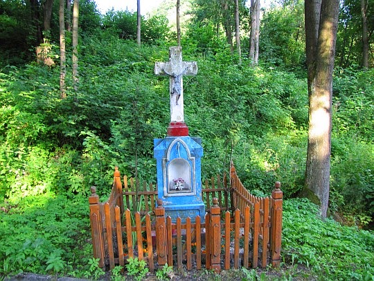 Kapliczka w Jakubowicach.