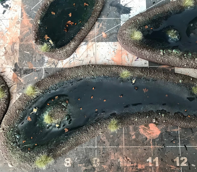 Space Dinosaur Miniatures Tutorial How to Make Swamp Terrain