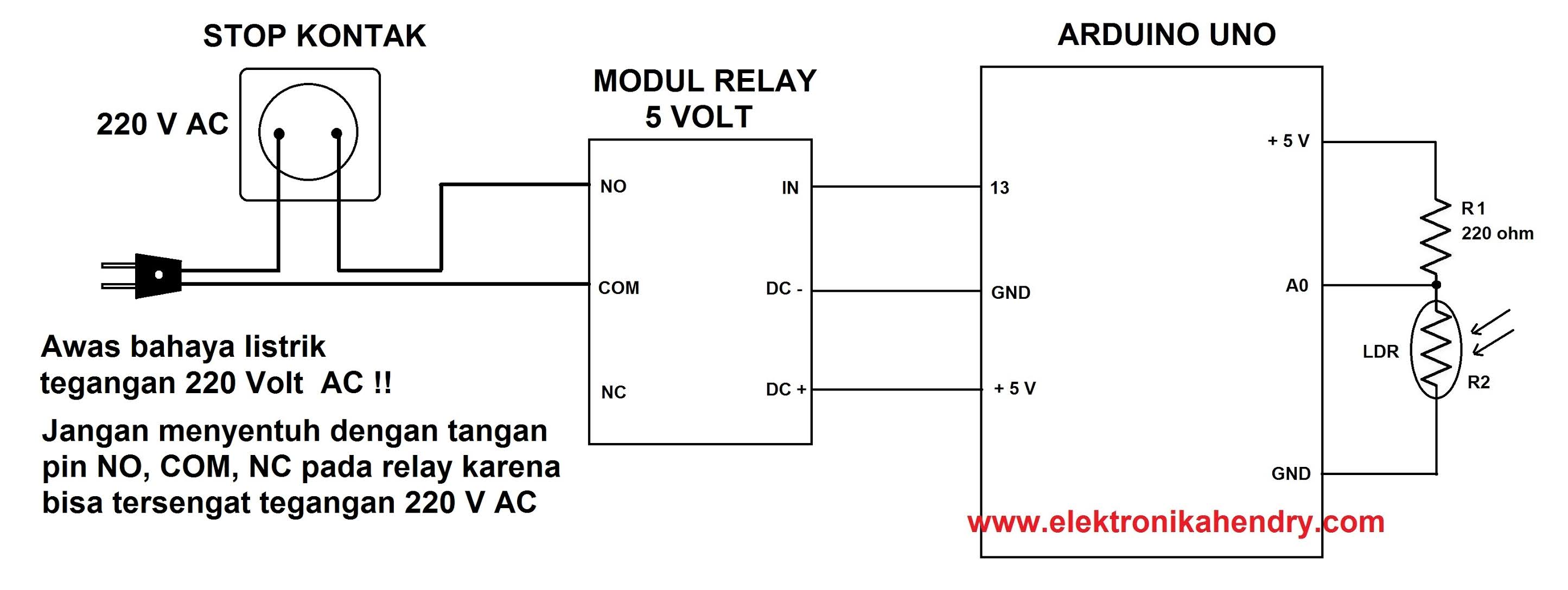 Arduino Part 16. Tiga macam praktik ujicoba Sensor Cahaya - LDR ...